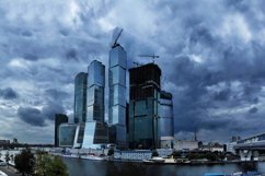 Moscow city, panorama, Moskva river, skyscrapers,7637 x 3256 Product Image 1