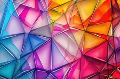 Abstract Colorful Triangle Background Wallpaper Product Image 1