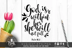 Psalm 465 SVG Bible verse SVG PNG EPS DXF Product Image 1