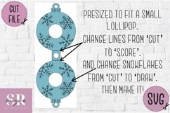 Christmas lolly holder | Paper cutting | lolly holder Product Image 2