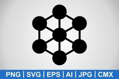 Vector Molecule Icon Product Image 1