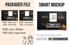Wooden Frame Smart Mockup PSD &amp; JPG Template Graphic Product Image 2