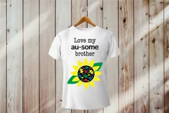 Autism Brother Quotes. Autism SVG PNG. Autism Awareness. Product Image 2
