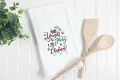 Have Yourself a Merry Little Christmas SVG File Product Image 2