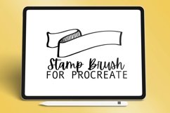 Banner - Stamp Brush - Procreate Brush Product Image 1