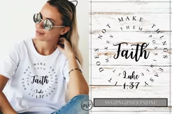 Faith Luke 1 37 SVG Design Cut File|SVG|PNG|PDF|EPS|DXF Product Image 2