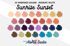 Sunrise Sunset Procreate Colour Palette Swatch Product Image 1