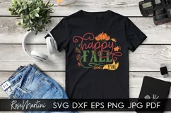 Happy Fall Y'All SVG PNG Fall SVG Autumn Pumpkin Spice SVG Product Image 9