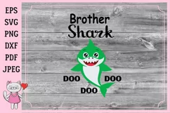 Brother shark Svg files Family shirt Product Image 2
