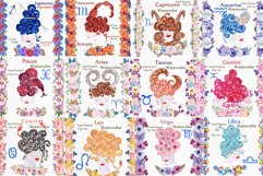 Watercolor zodiac signs clipart Product Image 1