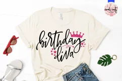 Birthday Diva - Birthday SVG EPS DXF PNG Cutting File Product Image 2