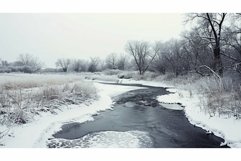ice snowy river Product Image 1