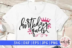 Birthday Queen - Birthday SVG EPS DXF PNG Cutting File Product Image 1
