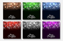 Christmas abstract colorful cards Product Image 1