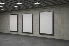 Subway Three Sign Mockup Product Image 2