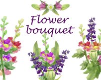 Floral bouquet png, mallow Product Image 2