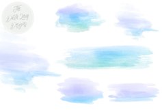 Soft Watercolor Brush Smear Clipart Product Image 4