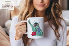 Statue of Liberty | Peace Love America | Sublimation | Png Product Image 3