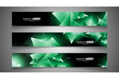 banner collection. abstract background with luminous Product Image 1