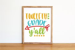 Twelfth Grade Y&#039;all SVG Cut File - Back to School SVG DXF Product Image 4
