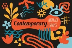 Contemporary Abstract Organic Shapes Product Image 1