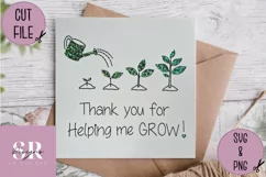 Thank you teacher card | Paper cutting | teacher card SVG Product Image 1