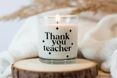 Thank You Teacher SVG | Teacher Appreciation Mug Cut File Product Image 4