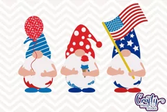 Patriotic Gnome Clipart | 4th Of July Svg Design Product Image 2