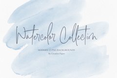 Blue Watercolor Backgrounds Product Image 1