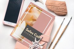 Sales Calls Planner, CUSTOMIZABLE CANVA TEMPLATE Product Image 5