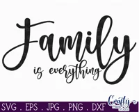 Family Is Everything Farmhouse Home Sign Svg Product Image 2