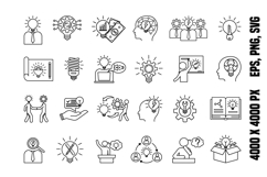 Line Idea Icons Product Image 1