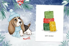 Woof Christmas Watercolor Product Image 3