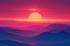 Sunset Background Wallpaper Product Image 1