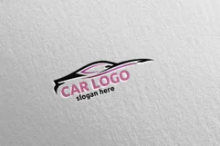 Auto Car Logo for Sport Cars, Rent, Wash or Mechanic Product Image 4