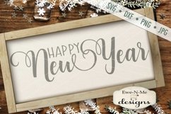 Happy New Year SVG DXF Files Product Image 1