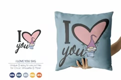 Gnome SVG | I Love You SVG | Hot Air Ballon Product Image 1