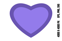 Colored Heart Icon Product Image 1