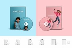 Simple CD Cover Mockups Product Image 1