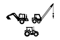 Tractor Silhouettes Product Image 1