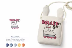 Roller Girl SVG | Girls Sport SVG | Summer Product Image 1