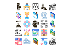 Diverse business and human concepts icon set Product Image 1
