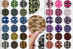 Camo Patterns Car Coaster PNG Sublimation Bundle Product Image 1