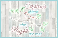 Cardinals Appear When Angels Are Near Foil Quill Single Line Product Image 4