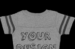 Infant Football Bodysuit Mockups - 12 |PNG|Front/Back - V1 Product Image 5
