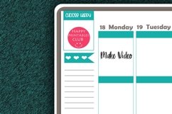 Make Video Planner Sticker I Script Words Planner Stickers Product Image 2