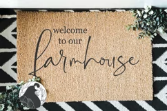 Welcome SVG, Welcome to Our Farmhouse SVG Product Image 3