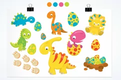 Dinosaur Babies graphics and illustrations - Free Design of The Week Product Image 2