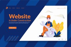Website is Under Construction Landing Page Product Image 1