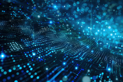 Blue Network Background Wallpaper Product Image 1